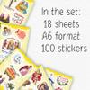 100Pcs Christian Christmas Stickers for Water Bottle - Christian Christmas Gifts, Party Supplies, Decor - Nativity Stickers for Cards - Gift for Women & Men view 2