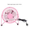 Aoaoy Silent Ultra quiet Mini Fan USB Portable, 360 Rotating, Bright Color, Long Service Life, Easy Disassembly and Assembly, with Selected Materials, for Office Use and Rest (Roseate) view 3