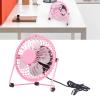 Aoaoy Silent Ultra quiet Mini Fan USB Portable, 360 Rotating, Bright Color, Long Service Life, Easy Disassembly and Assembly, with Selected Materials, for Office Use and Rest (Roseate) view 4