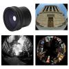 58MM 0.25x Super Macro Camera Fisheye Lens Thread Lens, Aluminum Alloy Material, Durable and Practical, for/DSLR SLR Camera, Achieves Fisheye View Effect view 4