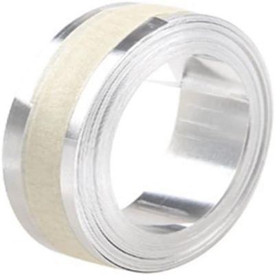 3D Manual Embossing Tape, Self Adhesive Aluminum Label Maker Refill for DYMO M1011/M11 Label Maker, 12mmx3.65m