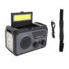 banapoy Emergency Weather Radio, AM FM WB Solar Hand Crank Radio Portable Power Bank, 16000mAh, SOS Alarm, LED Flashlight, Cell Phone Charger, for Indoor Outdoor Emergency view 1
