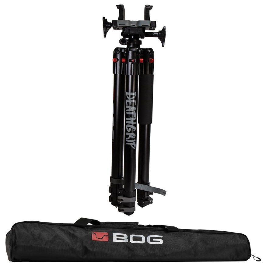 BOG DeathGrip Shooting Stick Tripod With Carry Bag