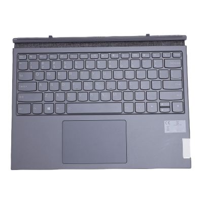 Yoidesu Bluetooth Touchpad Keyboard for Yoga Duet 2020 2021 Tablet, QWERTY Layout Wireless Keyboard with High Sensitivity Touchpad for Portable Laptop Setup