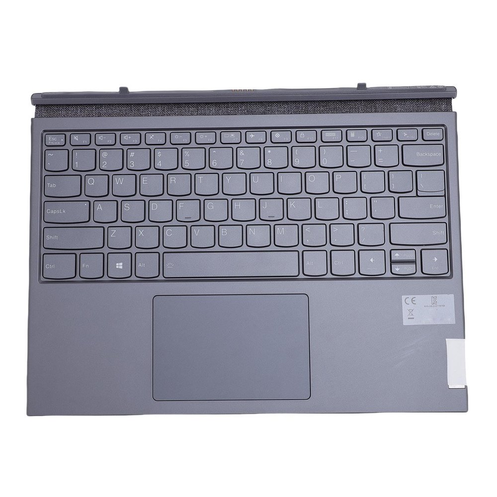 Yoidesu Bluetooth Touchpad Keyboard for Yoga Duet 2020 2021 Tablet, QWERTY Layout Wireless Keyboard with High Sensitivity Touchpad for Portable Laptop Setup