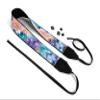 Camera Strap, Aqua Violet Peach Floral for DSLR, SLR or Mirrorless Cameras view 2