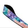 Camera Strap, Aqua Violet Peach Floral for DSLR, SLR or Mirrorless Cameras view 3
