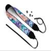 Camera Strap, Aqua Violet Peach Floral for DSLR, SLR or Mirrorless Cameras view 4