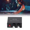Active Sound Distributor 2 Way 1 in 2 Out Mini Amp with 3.5mm Interface, Independent Volume Control, DC5V Power Supply, Aluminum Alloy Material, for Audio Distribution view 4