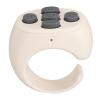 UPALDHOU Scrolling Camera Video Recording Remote with Charging Case for Phone Tablet, Wireless and Multifunctional Remote Control for TikTok and, ABS Material (Beige) view 2
