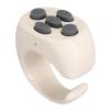 UPALDHOU Scrolling Camera Video Recording Remote with Charging Case for Phone Tablet, Wireless and Multifunctional Remote Control for TikTok and, ABS Material (Beige) view 4