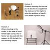 110cm 5 in 1 Handhold Collapsible Round Disc Light Reflector, Portable Photography Diffuser with Gold Silver White Black Surfaces for Indoor Outdoor Shoots view 4