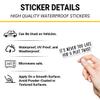 3 Pcs Its Never Too Late for a Plot Twist Sticker, Motivational Quote Vinyl Decal for Laptop, Water Bottle, Tumbler, Notebook, Car, Gift for Friends, Students, Dreamers 3 Inch view 3