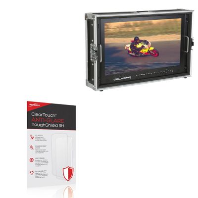 BoxWave Screen Protector Compatible With Delvcam DELV-4KSDI24 - ClearTouch Anti-Glare ToughShield 9H (2-Pack), Anti-Glare 9H Tough Flexible Film Screen Protector
