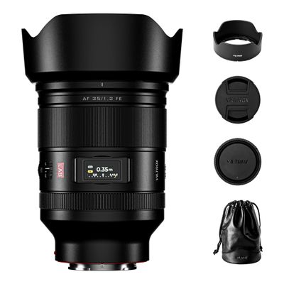 VILTROX AF 35mm F1.2 LAB FE Lens for Sony E Mount, 35mm f/1.2 Wide-Angle Fixed-Focus Full Frame Lens with HyperVCM Motor Compatible with Sony Camera a7IV a7RV a9II a7CII ZVE1 A1 a6700 a6400