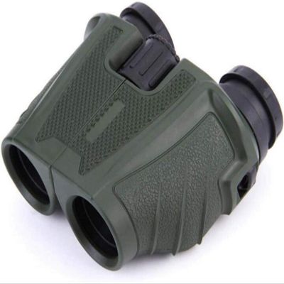 10X25 Compact Binocular, Paul BAK4 System Handheld Telescope, Double Green Film Telescope Outdoor Concert Supplies
