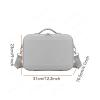 Storage Bag Compatible For DJI NEO Integrated Carrying Case Handbag Travel PU Suitcase With Shoulder Strap Drone RC-N3 Accessories(GRAY) view 3