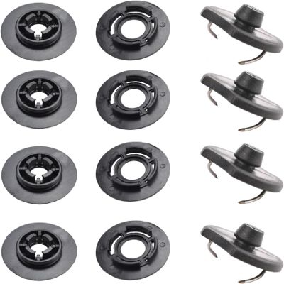 12x CAR MAT Clips Floor Holder Fixing Clamps Retainer Grip Hook for Audi A1 A3 A4 A5 A6 A7 A8 Q3 Q5 for TT 3D08645214PK 3D0864523B41