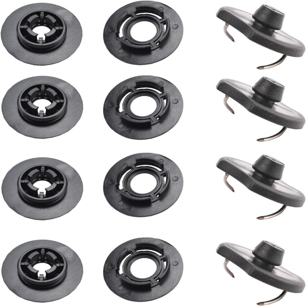 12x CAR MAT Clips Floor Holder Fixing Clamps Retainer Grip Hook for Audi A1 A3 A4 A5 A6 A7 A8 Q3 Q5 for TT 3D08645214PK 3D0864523B41