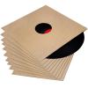 Opfiue 10PCS 12In Vinyl Record Jackets,350gsm Durable Thick Cardboard Album Covers Kraft Finish Blank Album Jackets,Kraft Covers for Records Inner Outer Sleeves Collectors(Brown) view 1