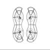 Compatible for Mini 4 Pro Propeller Guard Propellers Blades Props Protective Cage Compatible for Mini 4 Pro Drone Accessories view 1