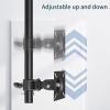 Adjustable Ceiling Tv Mount Bracket - Monitor Bracket, Tv Lift, Full Motion 360 Deg Rotation Tilt Swivel Tv Mount, Fits 12-27 Inch Tvs, Fit Flat and Vaulted Cei12-27in tv view 3