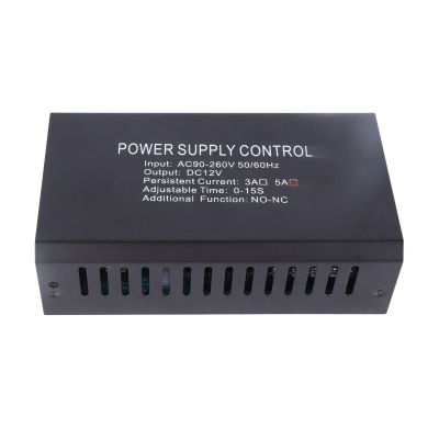 12V 5A Access Control Power Supply, Easy Install, Excellent Heat Dissipation, Stable Output for Electric Locks, Switch Controller, 24h Reliable Running Time, 90 260V Input