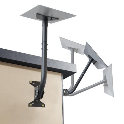 Vlaeng 26" Starlink Gen 3 Mount, Alloy Rustproof, Weatherproof, Angle Adjustable, Wall & Roof Mounting Kit for Starlink V3 Standard Dish, for Concrete Walls and Wood Walls, Black