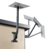 Vlaeng 26" Starlink Gen 3 Mount, Alloy Rustproof, Weatherproof, Angle Adjustable, Wall & Roof Mounting Kit for Starlink V3 Standard Dish, for Concrete Walls and Wood Walls, Black view 1