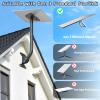 Vlaeng 26" Starlink Gen 3 Mount, Alloy Rustproof, Weatherproof, Angle Adjustable, Wall & Roof Mounting Kit for Starlink V3 Standard Dish, for Concrete Walls and Wood Walls, Black view 2