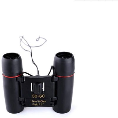 30x60 Compact Mini Binoculars NightPowerful Folding Telescope with Cleaning Cloth and Carrying Bag Lightweight and Small