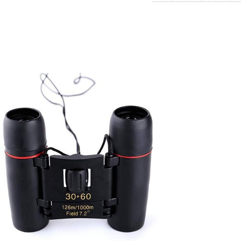 30x60 Compact Mini Binoculars NightPowerful Folding Telescope with Cleaning Cloth and Carrying Bag Lightweight and Small