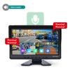 10.1 Inch 1080P AHD Quad Split Touch Screen Truck Monitor System with 4 IP69K Night Vision Cameras, BSD Pedestrian & Vehicle Alert, Loop Recording, for RV, Bus, Trailer, Forklift, Truck view 4