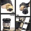 All Metal Bronze 624 Binoculars, Shimmer Visual Coordinate Compact Ranging Folding Portable Telescope Non- view 4