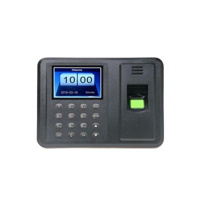Biometric Fingerprint Attendance Machine 2.8 "USB Finger Scanner Attendance Card Locker Security System Freeware Password for Small Business