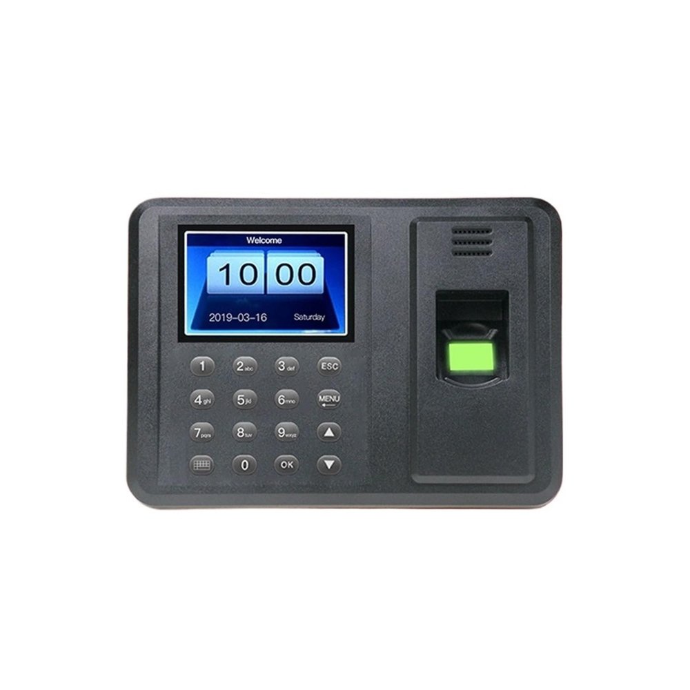 Biometric Fingerprint Attendance Machine 2.8 "USB Finger Scanner Attendance Card Locker Security System Freeware Password for Small Business