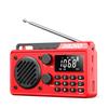 Portable Radio AM FM 1500mAh Rechargeable with Best Reception, Transistor shortwave Radio Wireless Bluetooth Speaker, with Large LCD Screen, Support TF Card U Disk, Earphone, Sleep Timer (Red) view 1