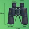 10X50 Folding Eye Mask Binoculars for Adults, Handheld Waterproof HD Binoculars Bird Watching Hunting Mountaineering Con view 2