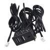 Dual USB AUX Socket Extension Cable Interface Panel Mount Adapter 145cm Dashboard Flush Mount Port for Car Boat Motor Vehicle view 1