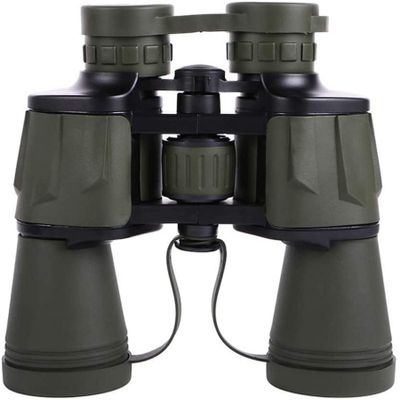 10X50 Metal Binoculars-HD Large Eyepiece Wide Angle High Light Transmittance Binoculars for Camping Birds Watching-Non-S