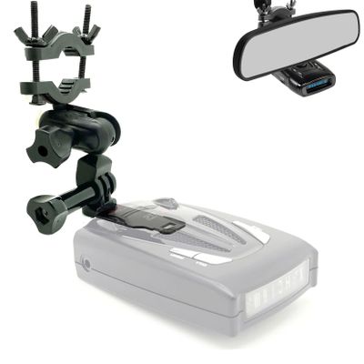 AccessoryBasics Car Rearview Mirror Radar Detector Mount Holder for Whistler Radar Detector (CR Series & All XTR). Require at Least 1" Clear Stem Space to Install!