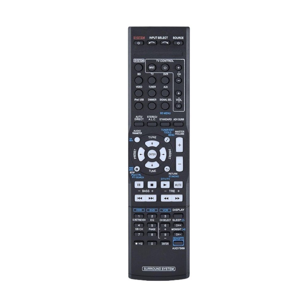 ZJSWTH Remote Control for VSX-519V-K 523 819H 421 522 521 520 821 1122 AXD7534 AXD7586 AXD7565 AXD7569 AXD758 AXD7536 Series