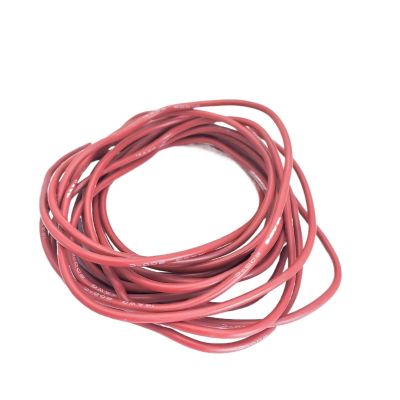 14/16/18/20/22/24/26/28/30 AWG Silicone Electric Wire 3 meter/10ft- Soft, Flexible Tin-Copper Wire High Temperature Resistant(Brown,3M_22 AWG)