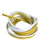 Two Color Wire 16-18-20-22-24-26-28-30 Gauge Silicone Yellow/White Stranded Tinned Copper Hookup Wire Kit DIY(1M PER Color_28 AWG) view 1