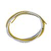 Two Color Wire 16-18-20-22-24-26-28-30 Gauge Silicone Yellow/White Stranded Tinned Copper Hookup Wire Kit DIY(1M PER Color_28 AWG) view 4
