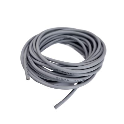 14/16/18/20/22/24/26/28/30 AWG Silicone Electric Wire 3 meter/10ft- Soft, Flexible Tin-Copper Wire High Temperature Resistant(Dark Gray,3M_20 AWG)