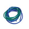 Two Color Wire 16-18-20-22-24-26-28-30 Gauge Silicone Blue/Green Stranded Tinned Copper Hookup Wire Kit DIY(1M Each Color_18 AWG) view 2