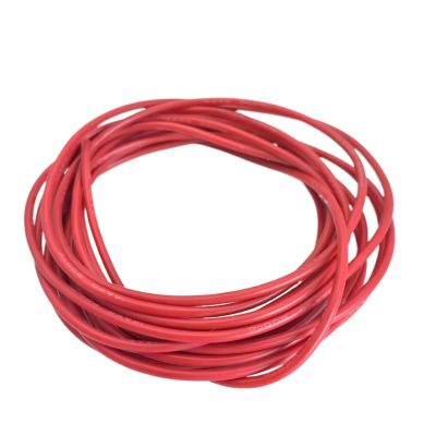 14/16/18/20/22/24/26/28/30 AWG Silicone Electric Wire 3 meter/10ft- Soft, Flexible Tin-Copper Wire High Temperature Resistant(Red,3M_18 AWG)