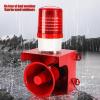 130dB Industrial Siren Alarm, Waterproof Emergency Rotating Beacon Light for Schools, Shopping Malls, Warehouses, Ports, Docks view 3