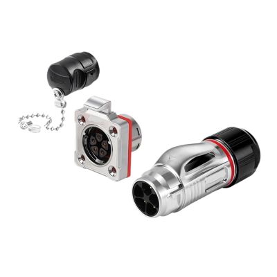 XOXISQHY Metal Formal BD-20 Industrial Aviation Plug 3-core 4-core 5-core 9-core 12-core 14-core Power Signal Connector(5 core)